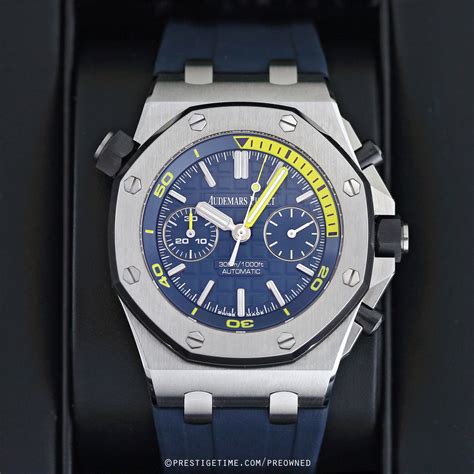 audemars piguet royal oak offshore diver chronograph blue|Piguet royal oak offshore price.